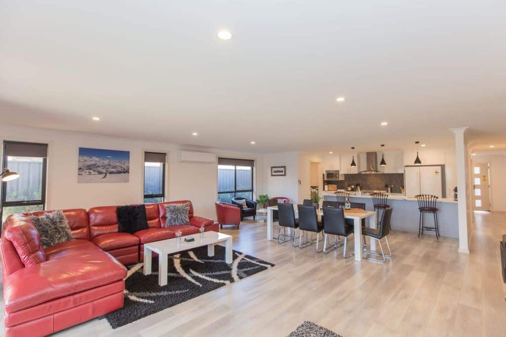 Jindalee 1 - 11 Twynam Street Jindabyne NSW - Accommodation Jindabyne Jindalee 1 formally known as Bedrock, is a newly completed four bedroom, two bathroom property perfect for large groups or multiple families to enjoy a winter or summer holiday in Jindabyne!