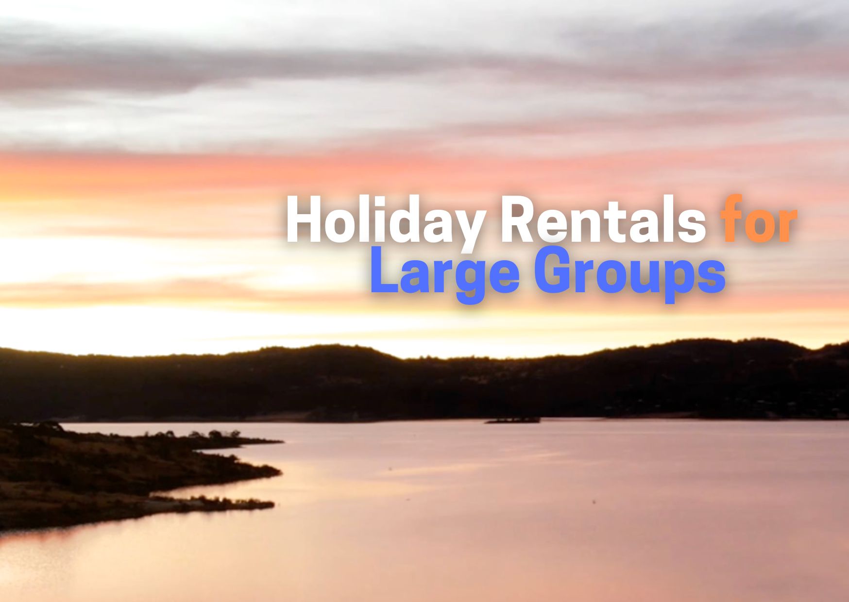 Holiday rentals for large groups - Accommodation Jindabyne Holiday rentals for large groups